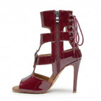 Amiri - Burgundy Vegan Patent - Street Sole