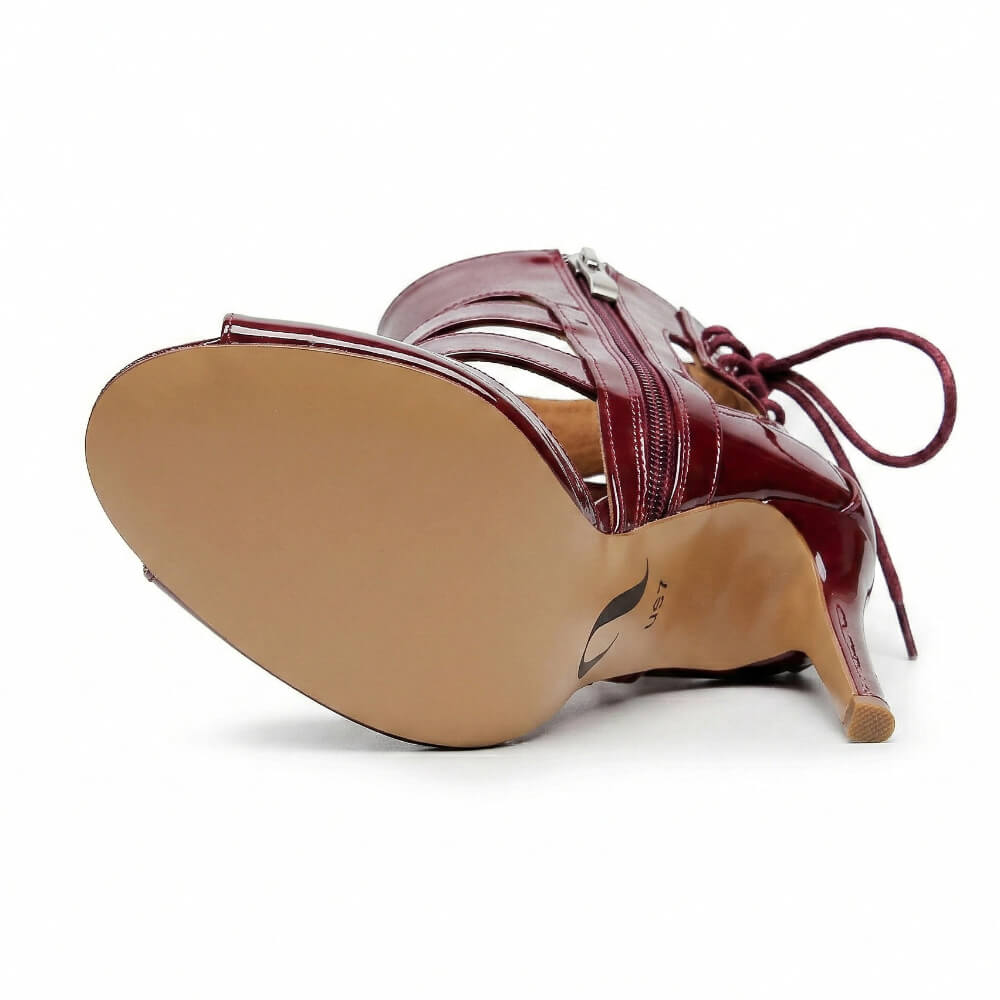 Amiri - Burgundy Vegan Patent - Street Sole – Burju Shoes