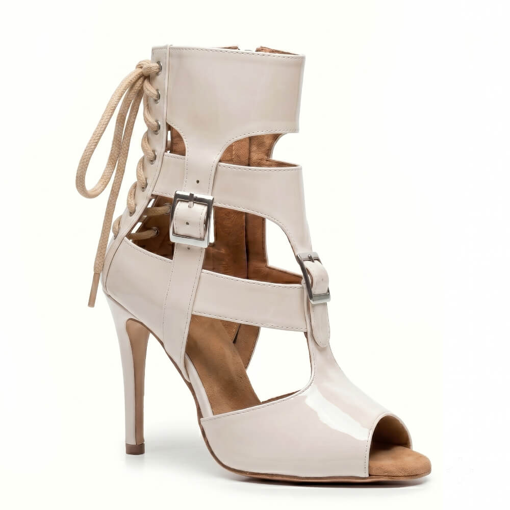 Amiri - Ivory Vegan Patent - Street Sole