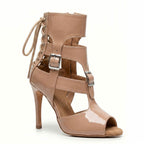 Amiri - Light Tan Vegan Patent - Street Sole