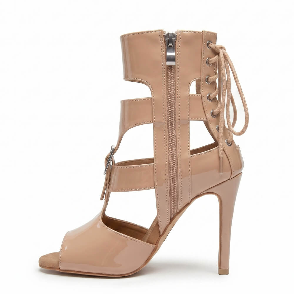 Amiri - Light Tan Vegan Patent - Street Sole