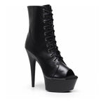Angel - Black Vegan Leather - Street Sole