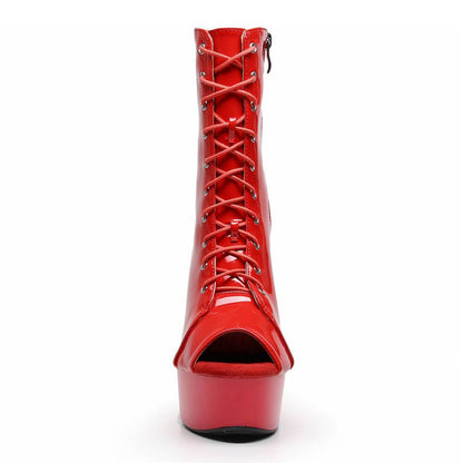 Angel - Red Vegan Patent - Street Sole