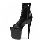 Angel - Black Vegan Leather - Street Sole