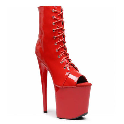 Angel - Red Vegan Patent - Street Sole