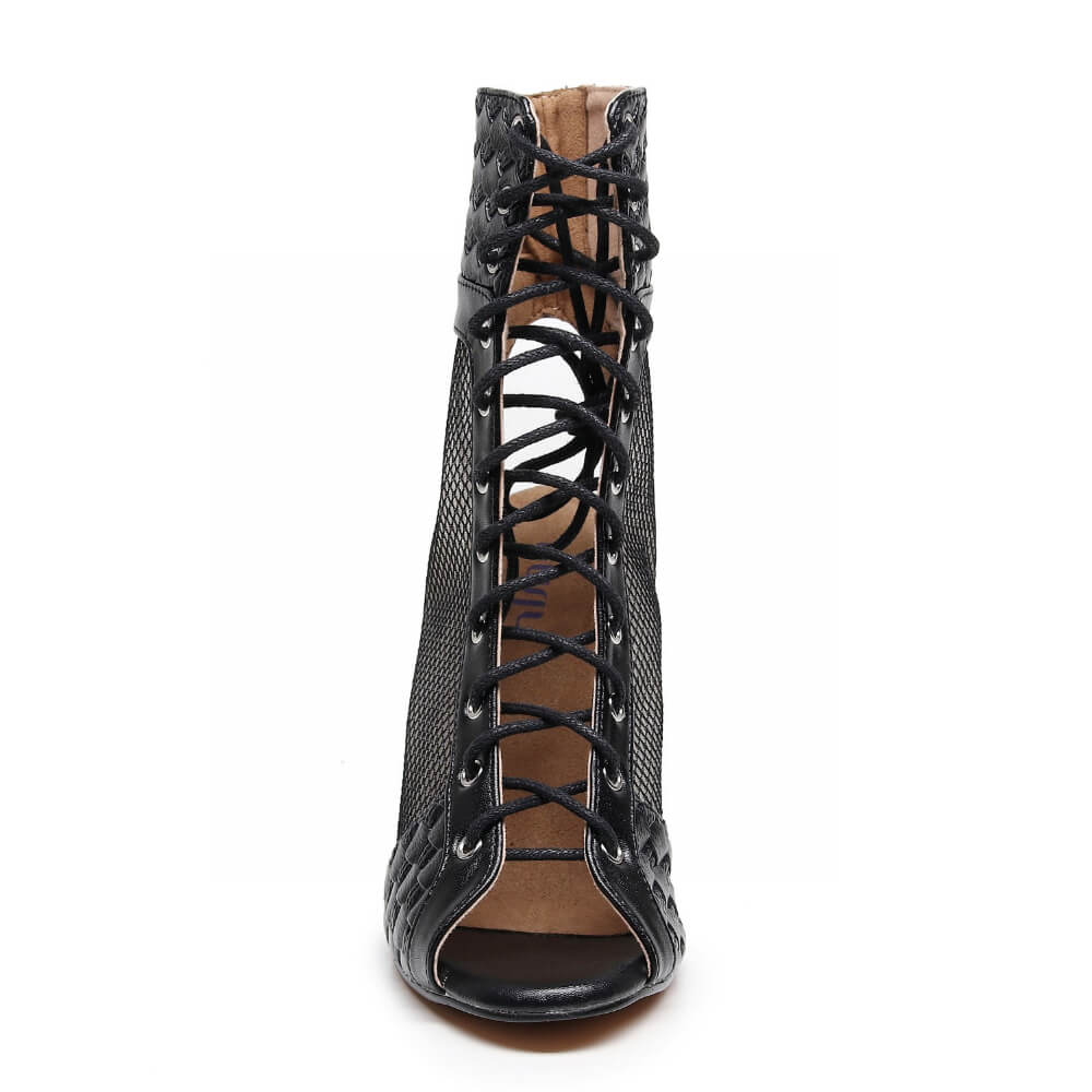 Annabel - Cuir végan noir - Semelle Street