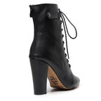 Another Moment - Black Vegan Leather - Rubber Sole