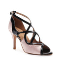 Arlette Wide Fit - Light Tan Satin - Street Sole
