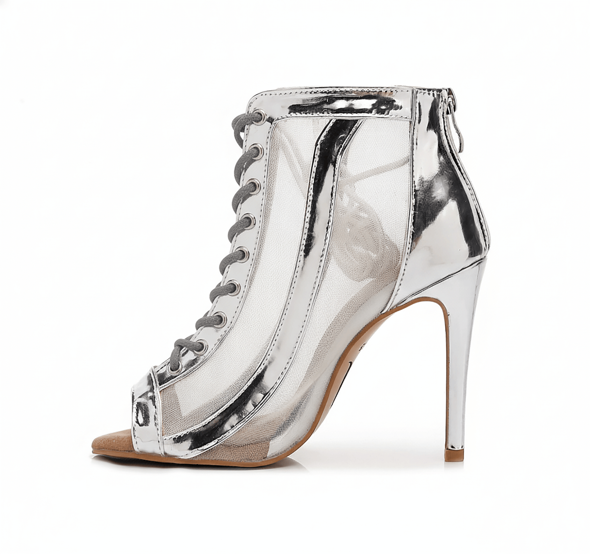 Arreis - Silver Shiny Patent - Street Sole