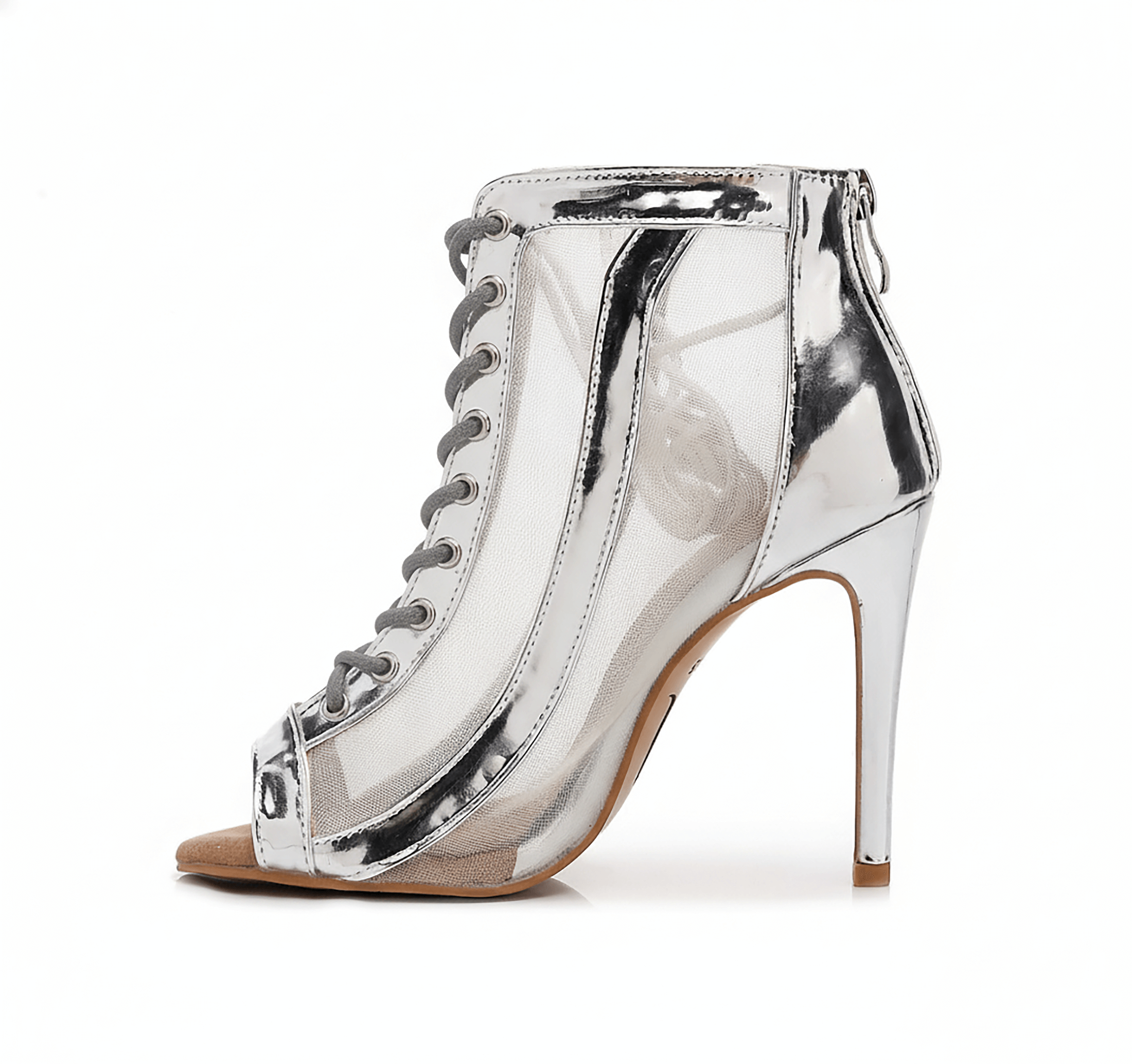 Arreis - Silver Shiny Patent - Street Sole