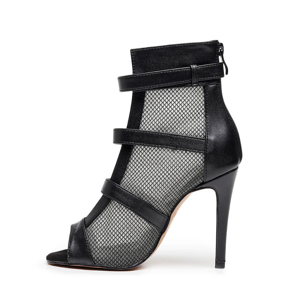 Azriel - Black Vegan Leather - Street Sole