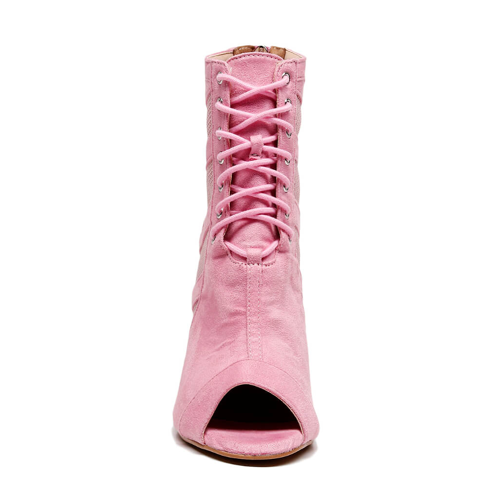 Bett - Rose Pink Vegan Suede - Street Sole