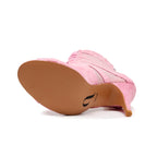 Bett - Rose Pink Vegan Suede - Street Sole