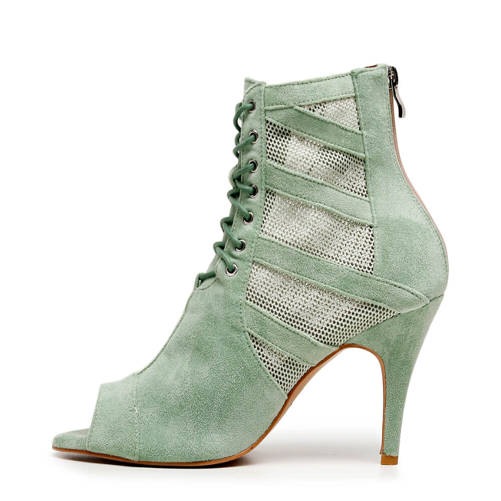 Bett - Sage Green Vegan Suede - Street Sole