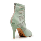 Bett - Sage Green Vegan Suede - Street Sole