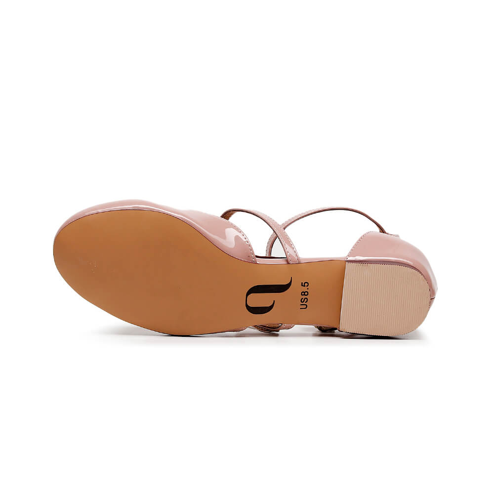 Blake - Latte Vegan Patent - Street Sole