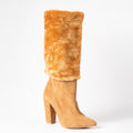 BreeAnne - Dark Tan Faux Fur - Street Sole