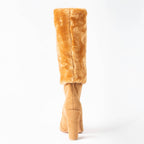 BreeAnne - Dark Tan Faux Fur - Street Sole