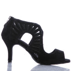 Camila - Black Vegan Suede - Street Sole