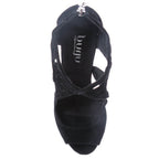 Camila - Black Vegan Suede - Street Sole