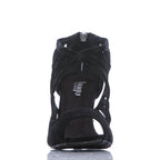 Camila - Black Vegan Suede - Street Sole