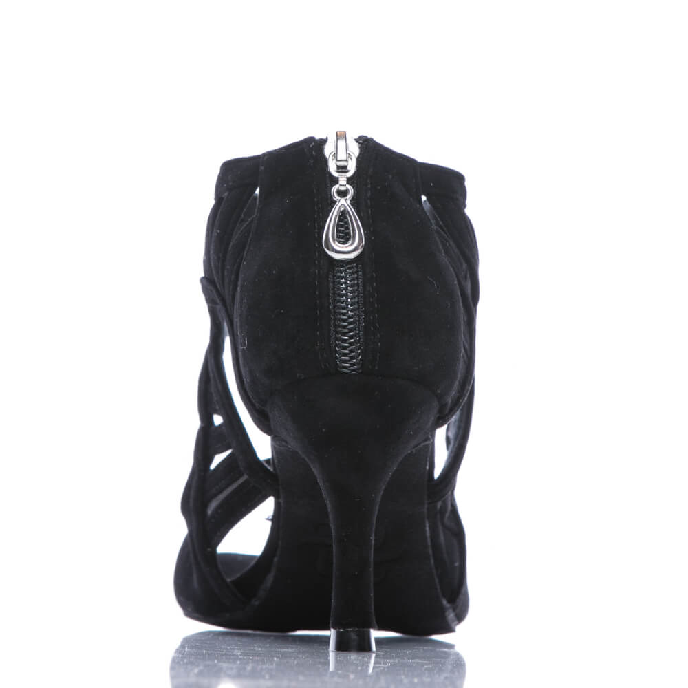 Camila - Black Vegan Suede - Street Sole