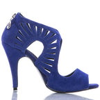 Camila - Blue Vegan Suede - Street Sole