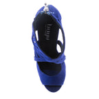 Camila - Blue Vegan Suede - Street Sole