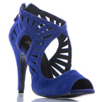 Camila - Blue Vegan Suede - Street Sole