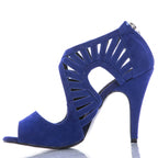 Camila - Blue Vegan Suede - Street Sole