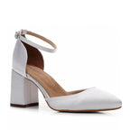 Charlie Block - White Satin - Street Sole