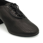 Clarke - Cuir de chèvre noir - Semelle en daim