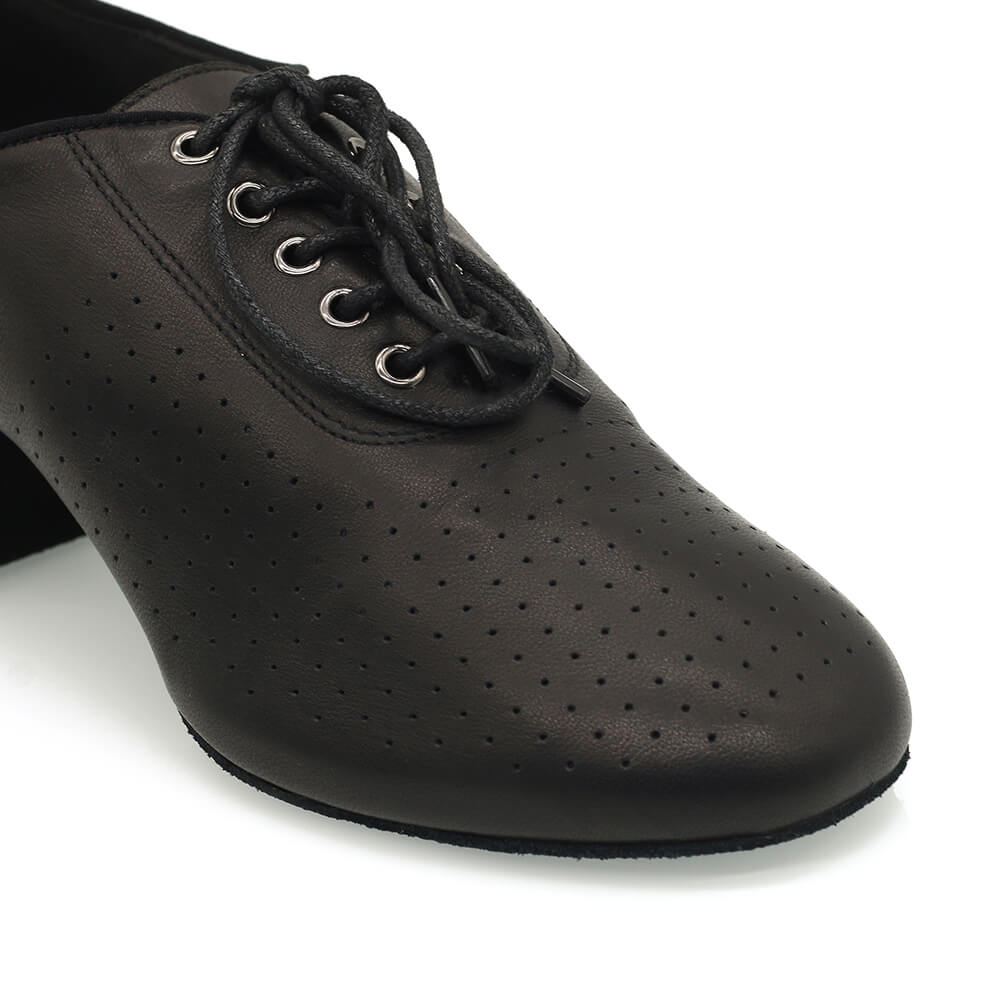 Clarke - Cuir de chèvre noir - Semelle en daim