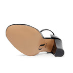 Claudette Wide Fit - Noir verni végan - Semelle Street