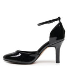 Claudette Wide Fit - Noir verni végan - Semelle Street