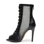 Cora - Black Vegan Leather   - Street Sole