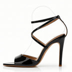 Daneah - Black Vegan Patent - Street Sole