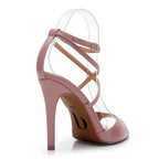 Daneah - Latte Vegan Patent - Street Sole