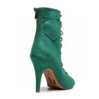 Deja Vu - Green Vegan Suede - Street Sole