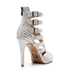 Denee - Ivory Metallic Snake - Street Sole
