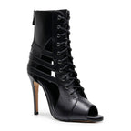 Denver - Black Vegan Leather - Street Sole