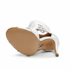 Denver - White Vegan Leather - Street Sole