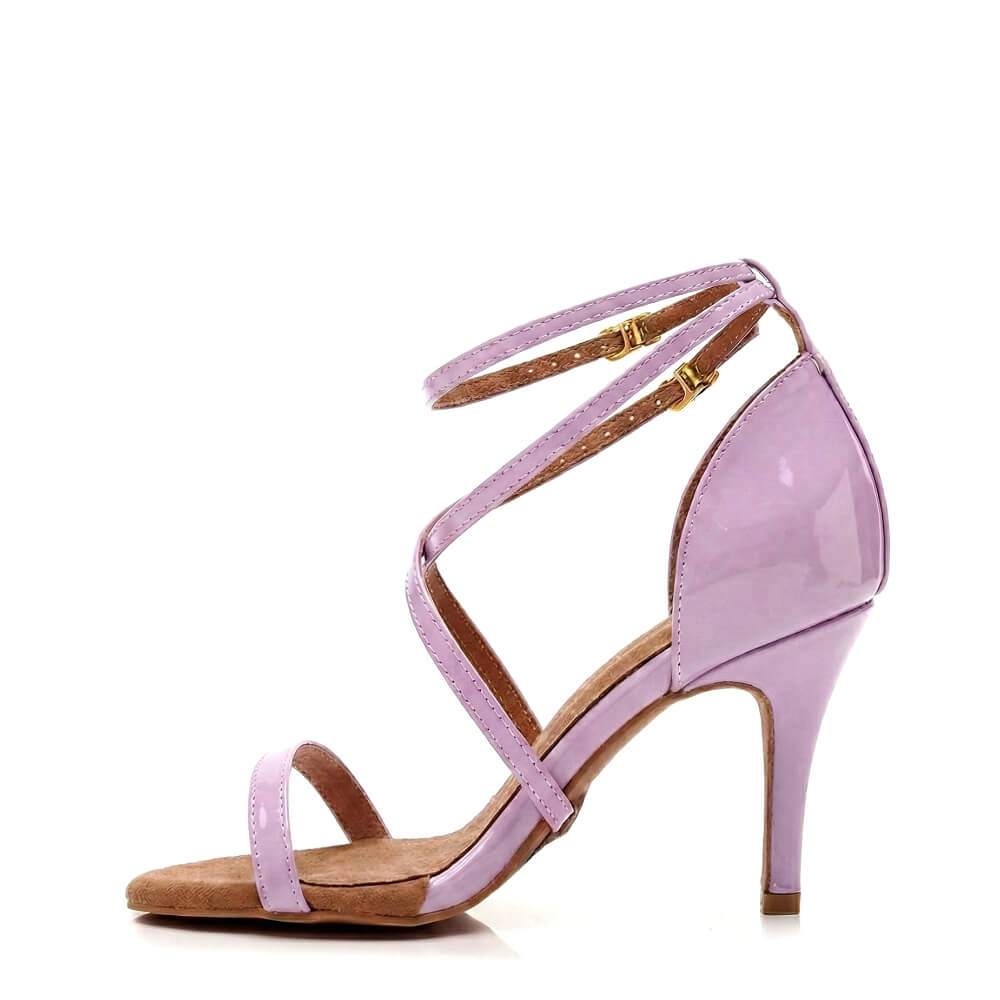 Desmira - Pink Vegan Patent - Street Sole