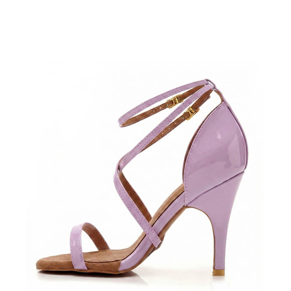 Desmira - Pink Vegan Patent - Street Sole