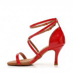 Desmira - Red Vegan Patent   - Street Sole