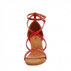 Desmira - Red Vegan Patent   - Street Sole