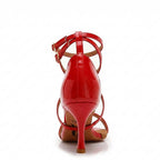Desmira - Red Vegan Patent   - Street Sole