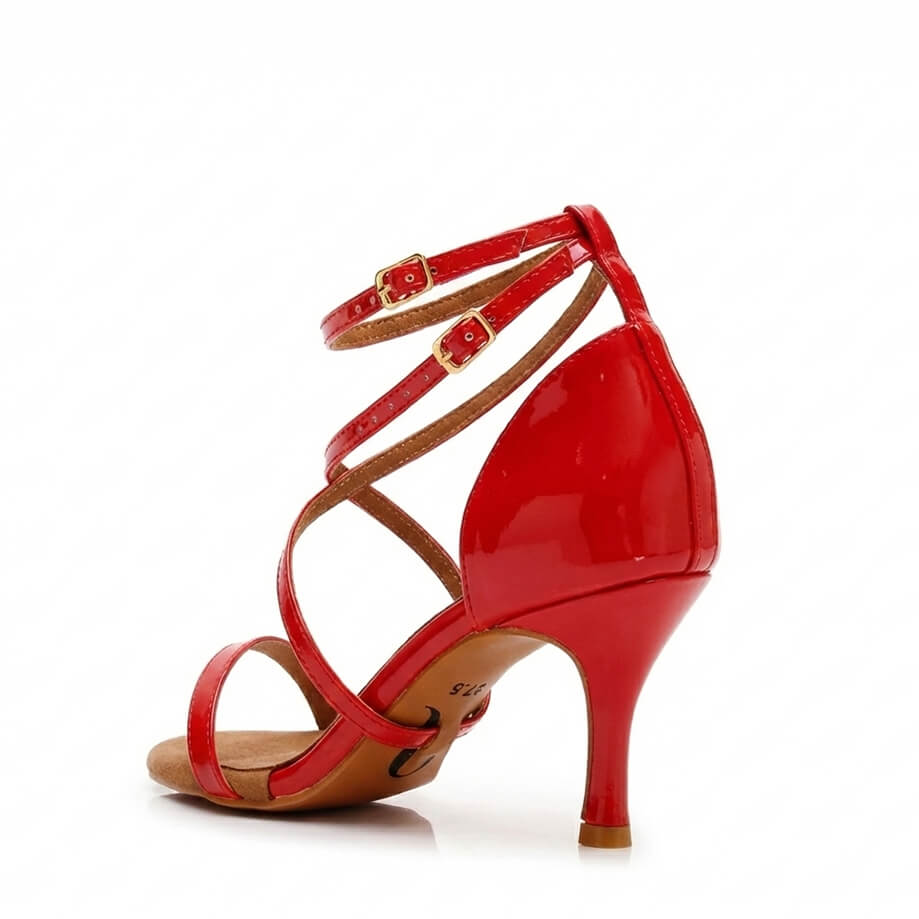 Desmira - Red Vegan Patent   - Street Sole