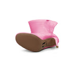 Devilla Size Inclusive - Pink Vegan Patent - Street Sole - Thigh Variant Four