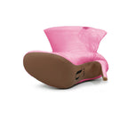 Devilla Size Inclusive - Pink Vegan Patent - Street Sole - Thigh Variant Five